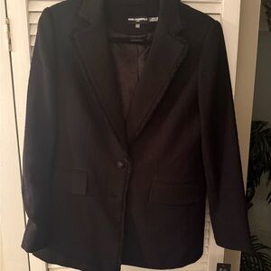💟Chic & Warm Karl Lagerfeld Black Suit!